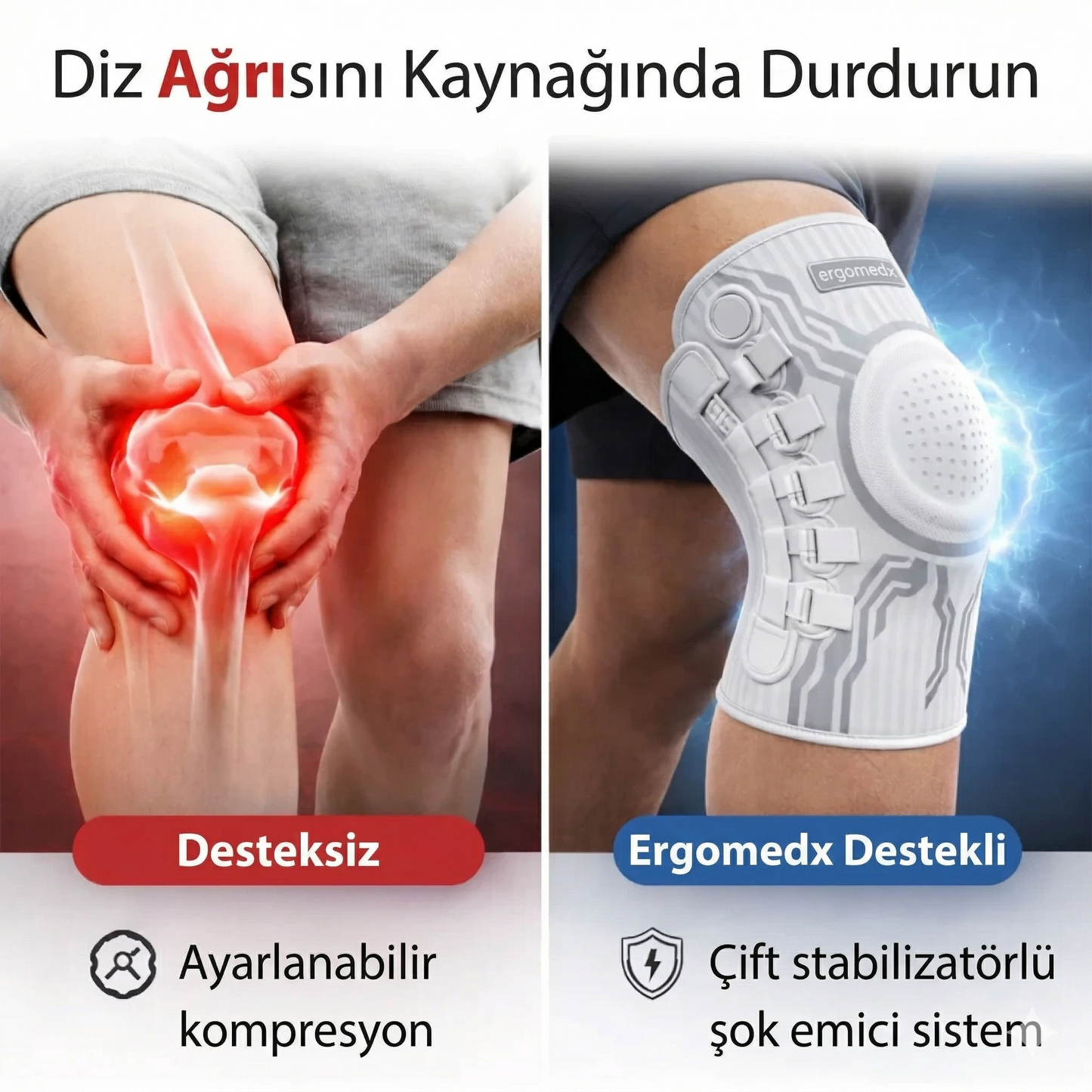 Ergomedx™ - Akıllı Diz Desteği